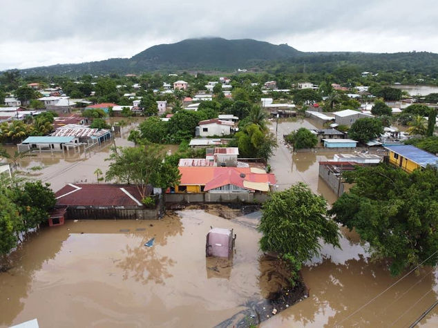 Flooded Community in Honduras