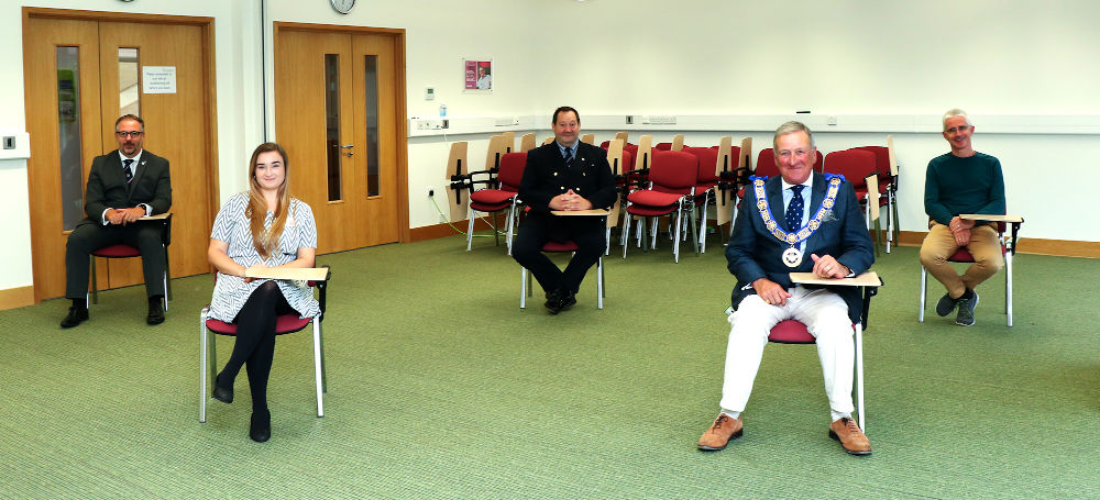 New chairs at hospice donated by Cambridgeshire Freemasons 005