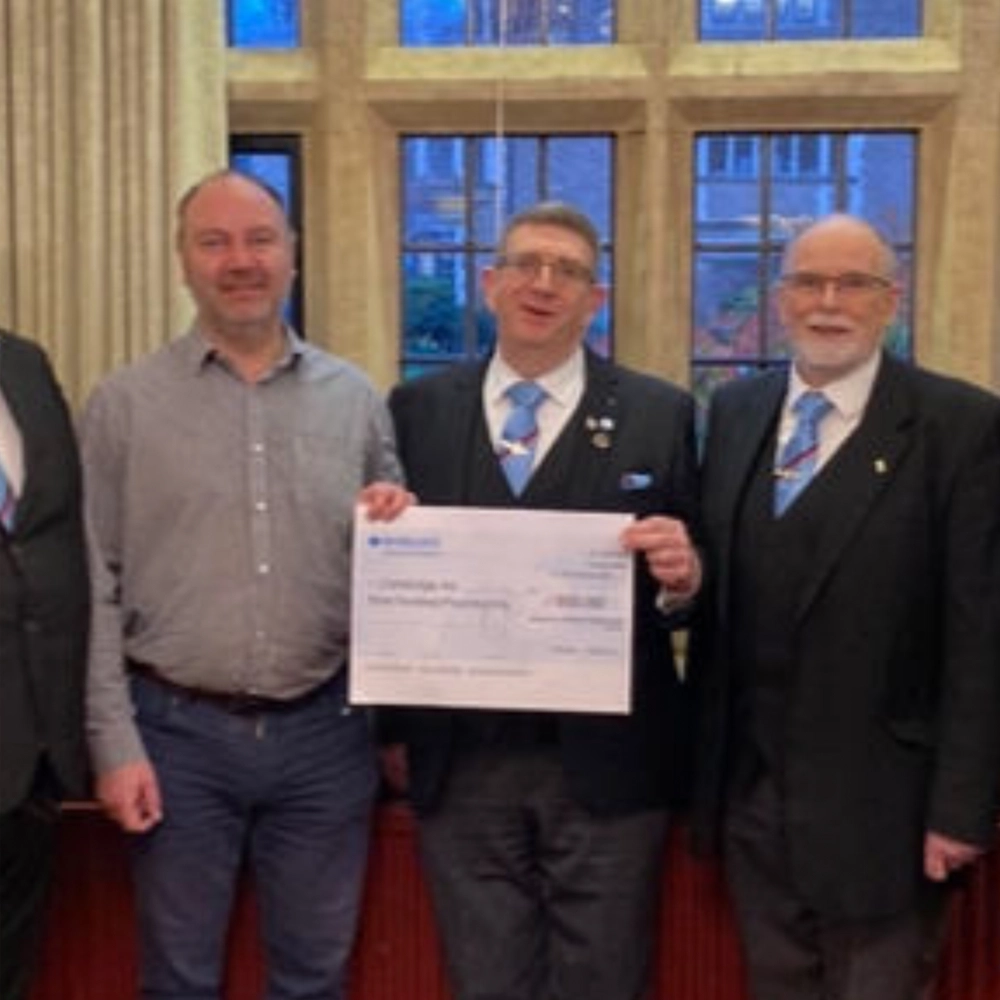 Cambridge Aid receives support from Cambridge Freemasons Panto