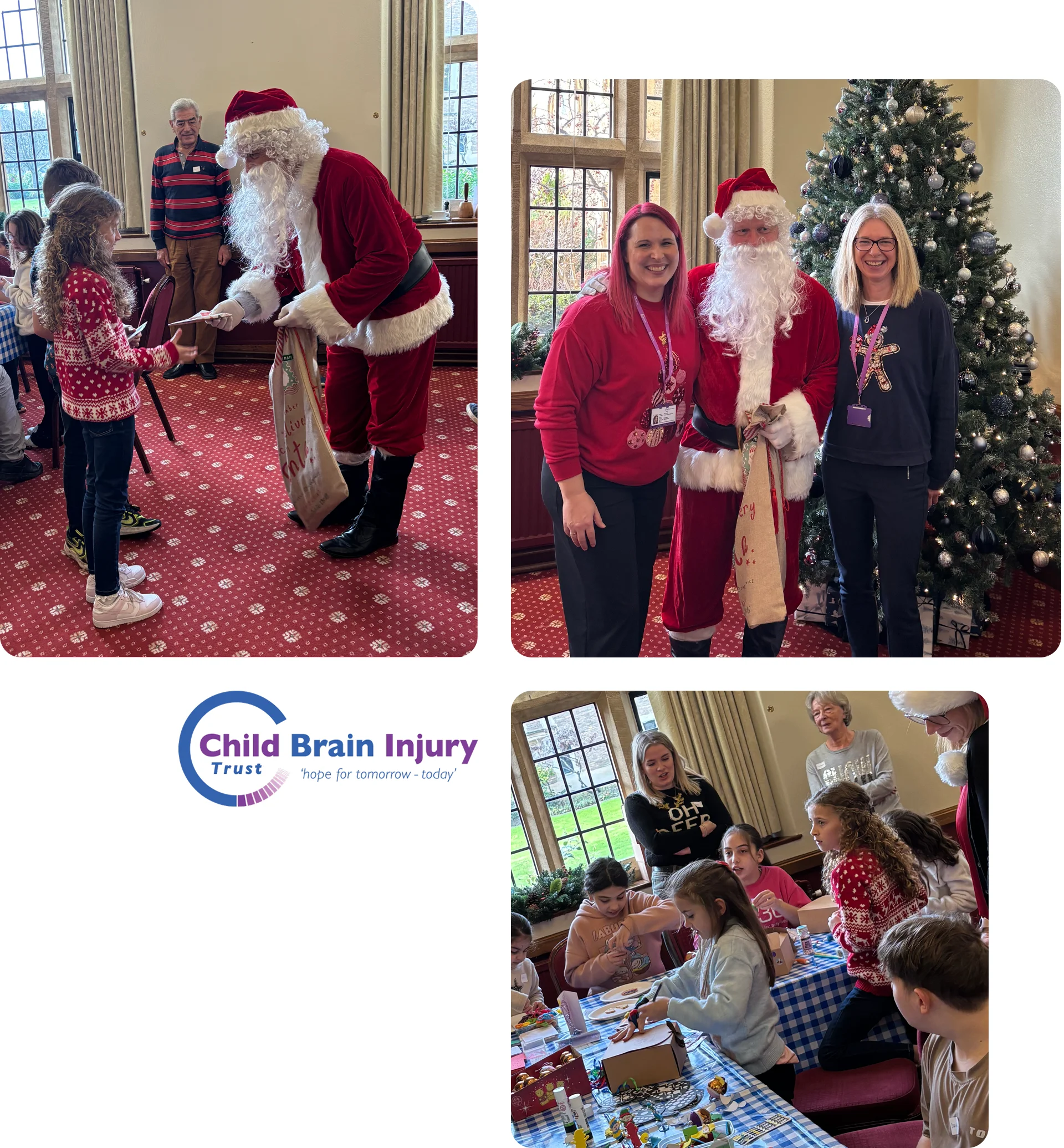 Christmas celebration for families supported by the Child Brain Injury Trust