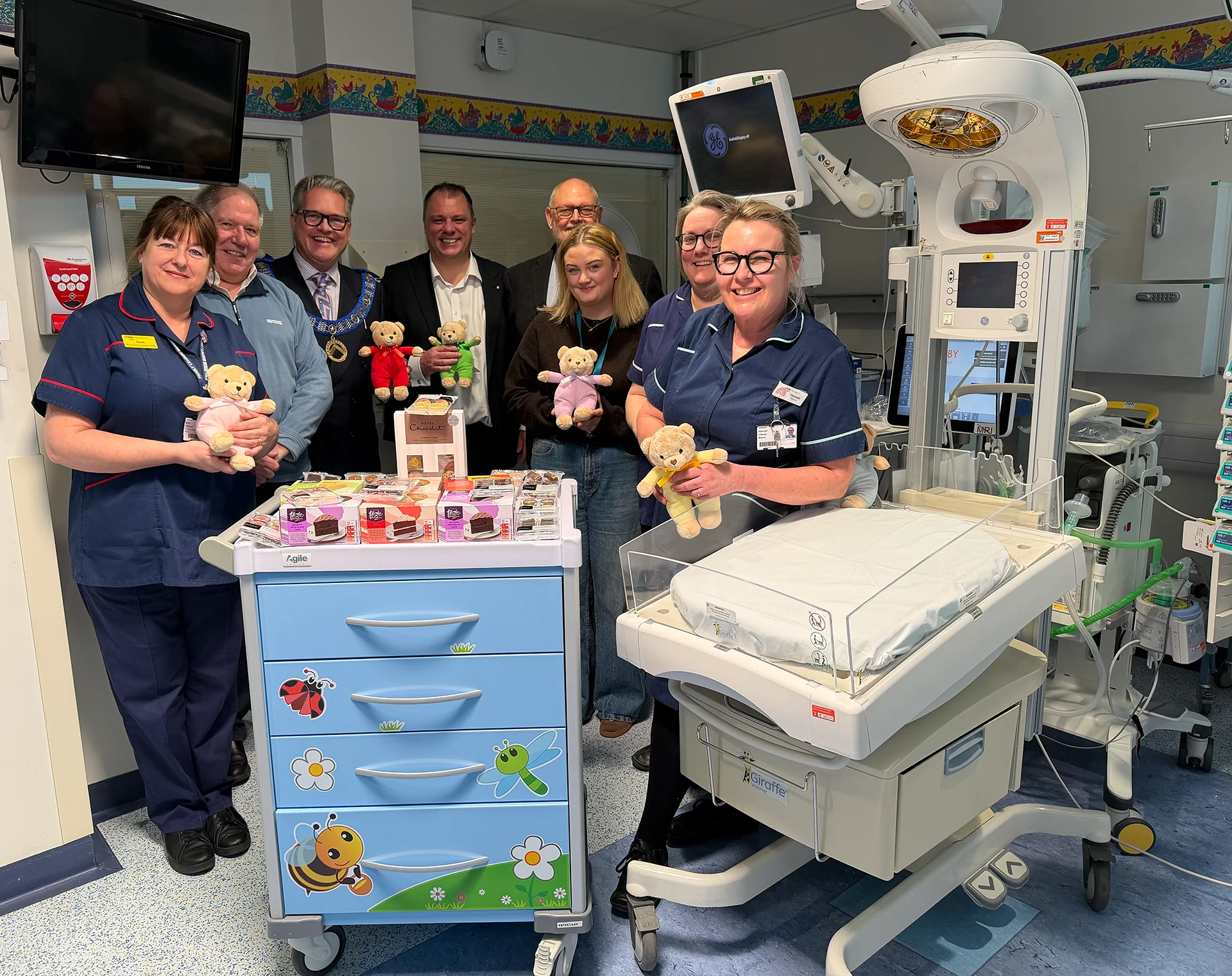 At the Paediatric Intensive Care Unit (PICU) at Addenbrooke’s Hospital